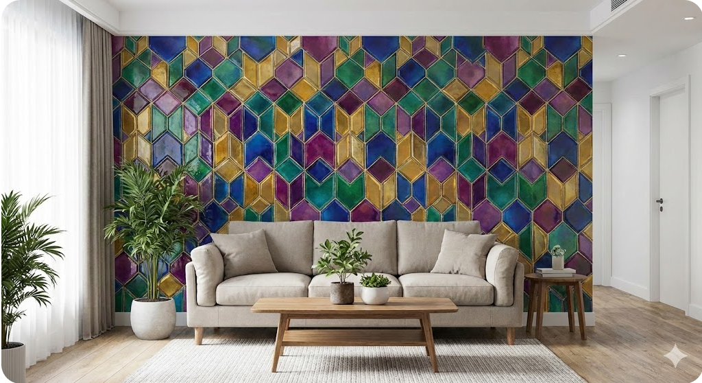 Vibrant Accent Wall Tiles