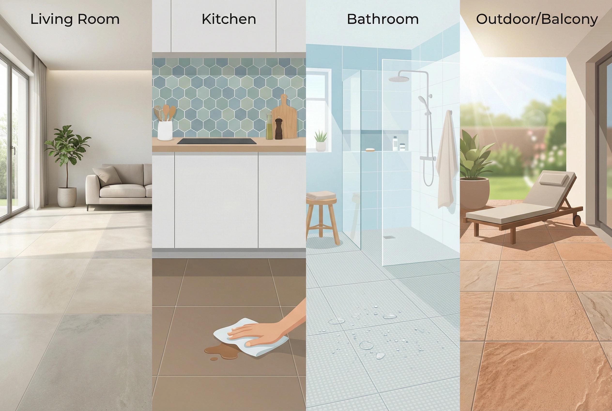 Tile Trends for Different Areas of Your Home