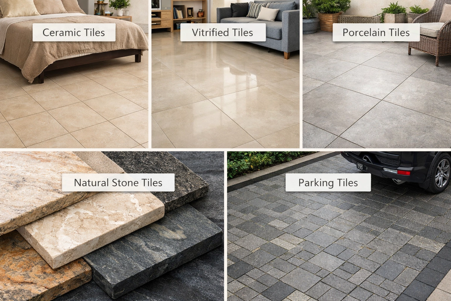 Types of Floor Tile Materials: Which One Is Right for You