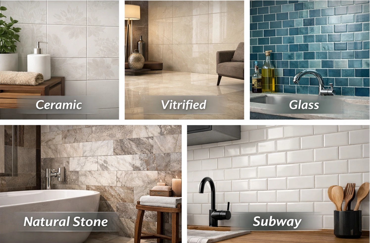 Wall Tile Materials: Which One Works Best for Your Space