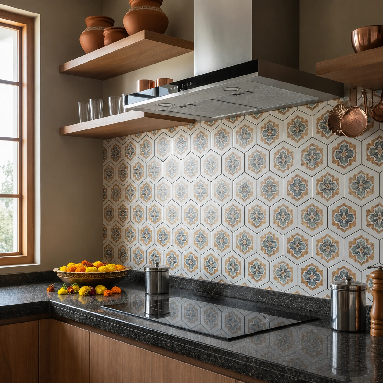 Trending Kitchen Wall Tiles for South Indian Homes